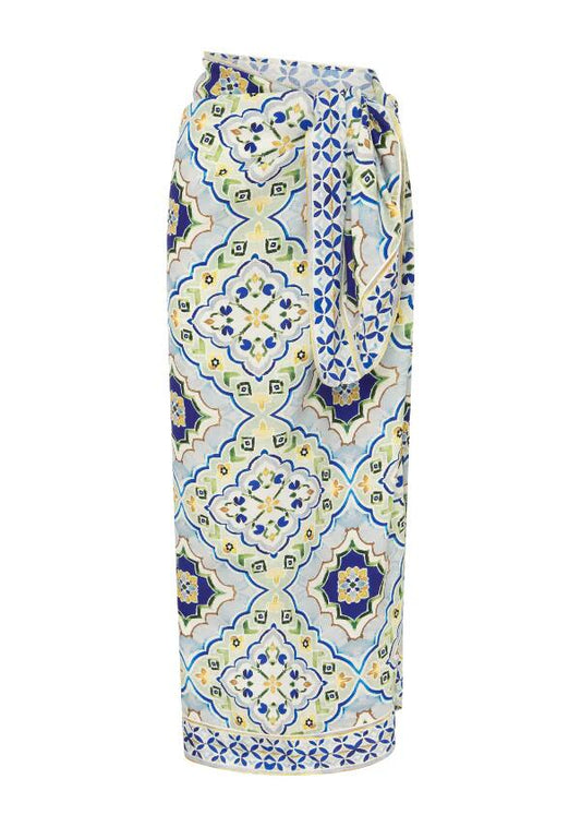 Image of Swimwear. Productname: Filipa Sarong in Filipa Print colour by brand - MOS The Label