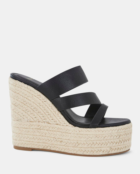 Image of Boots. Product name - Wednesday Women's Wedge BLACK Novo Wedges in Black colour by brand - NOVO