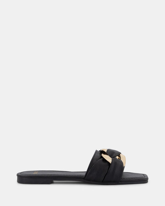 Image of Sandals. Product name - Sagar Women's Thongs BLACK Novo Thongs in Black colour by brand - NOVO