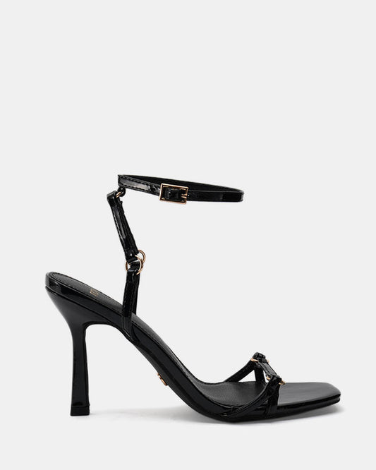 Image of Sandals. Product name - Zakura Women's Fast Fashion BLACK Novo Sandals in Black colour by brand - NOVO