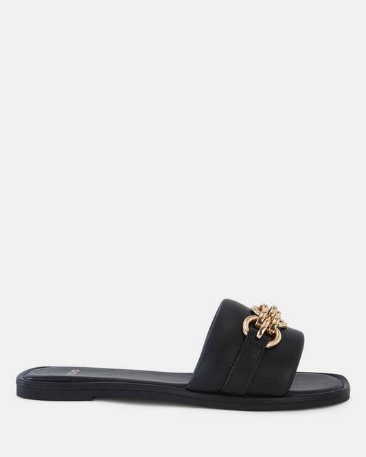 Image of Sandals. Product name - Sahera Women's Thongs BLACK Novo Thongs in Black colour by brand - NOVO