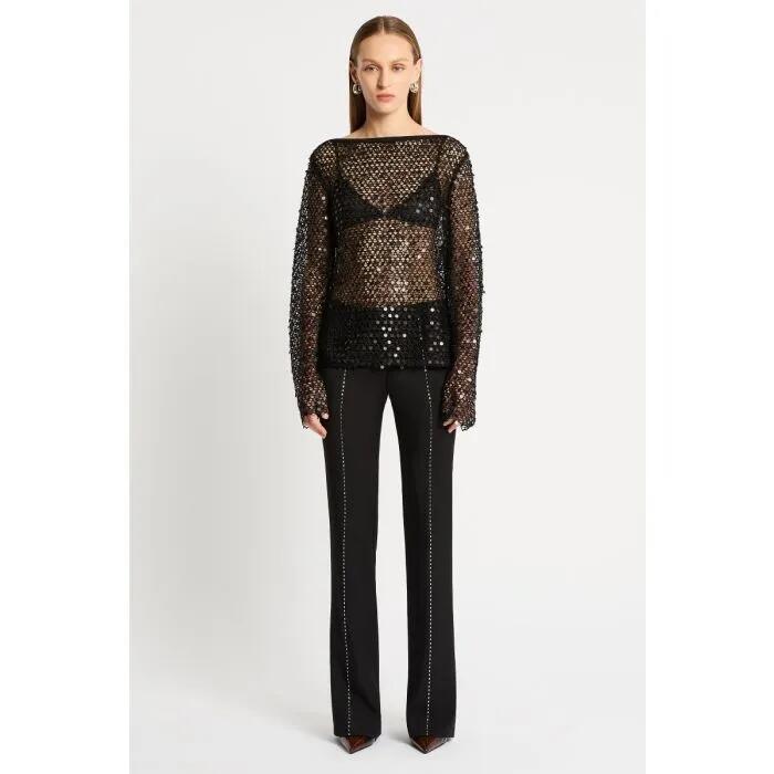 Ferreira Long Sleeve Top (Black)