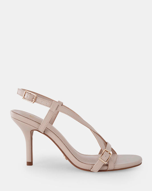 Image of Sandals. Product name - Mayer Women's Strappy High Heel WHITE SAND Novo Sandals in White Sand colour by brand - NOVO