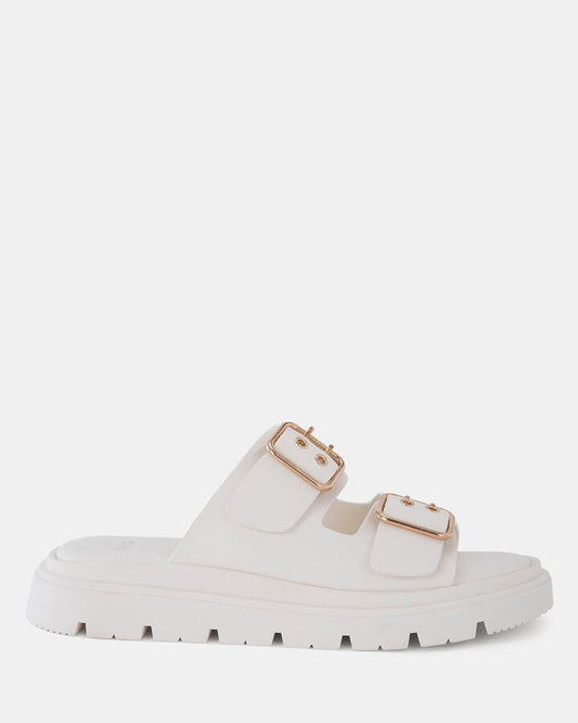 Image of Sandals. Product name - Stellan Women's Thongs WHITE Novo Thongs in White colour by brand - NOVO