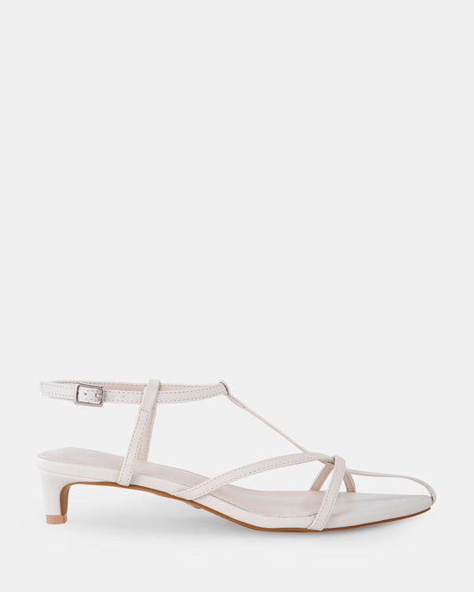 Image of Sandals. Product name - Zage Women's Fast Fashion CREAM Novo Sandals in Cream colour by brand - NOVO