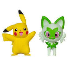 Image of Action Figures. Product name - Pokemon Battle Figure 2 Pack in colour by brand - Toymate