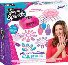 Image of Toys. Product name - Shimmer n Sparkle Manicure Magic Nail Studio in colour by brand - Shimmer & Sparkle