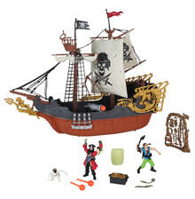 Image of Action Figures. Product name - Pirates Deluxe Captain Ship in colour by brand - Toymate