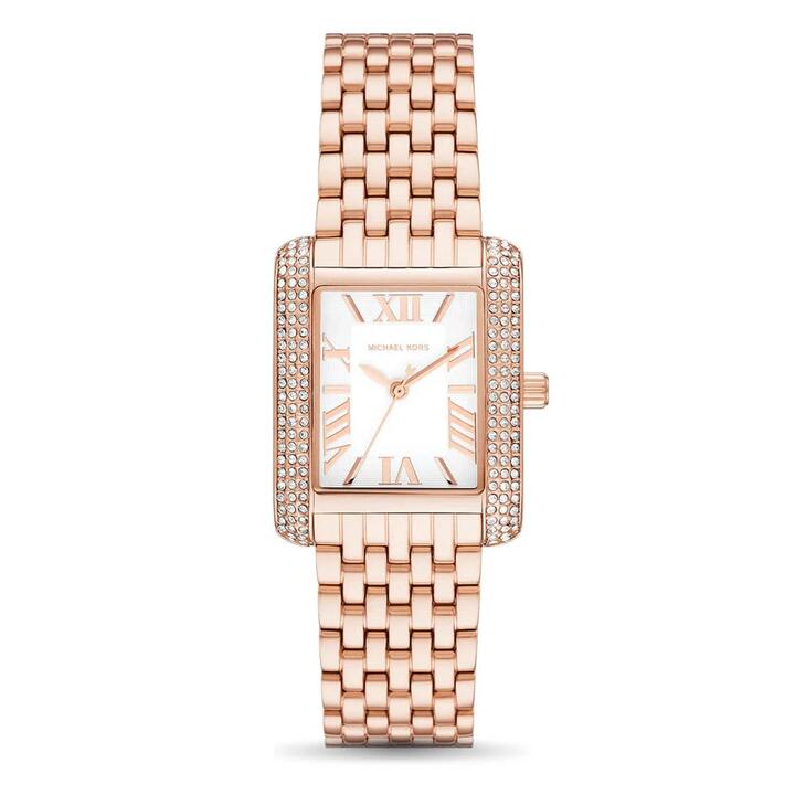Image of Watches. Productname: Michael Kors Emery Three Hand Rose Gold Tone Stainless Steel Watch MK4743 in Watch colour by brand - Michael Kors