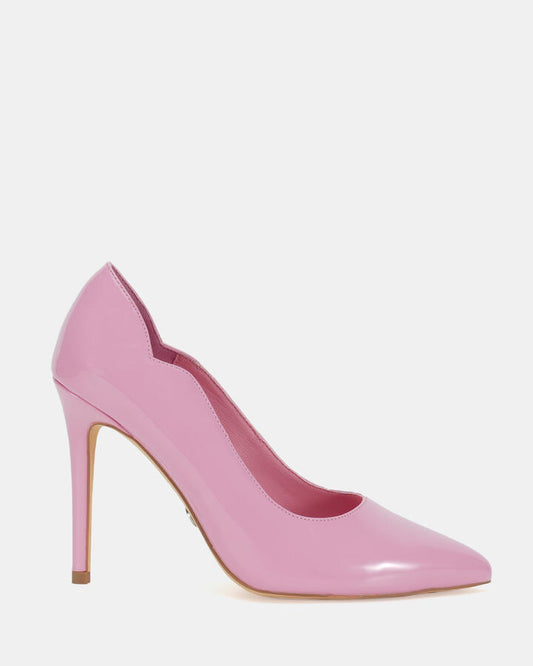 Image of Shoes. Product name - Inisa Women's Court High Heel PINK PATENT Novo Court in Pink Patent colour by brand - NOVO