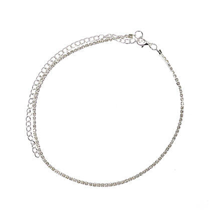 Image of Jewelry. Product name - Spark Thighlet Women's Anklets DIAMOND Novo Jewellery in Diamond colour by brand - NOVO
