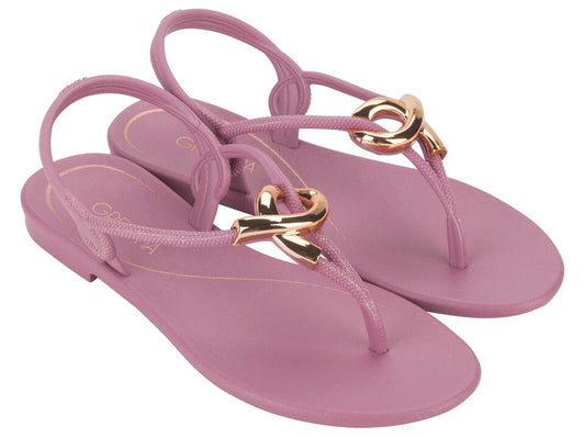 Image of Sandals. Product name - Enlace Sandal Women's Ipanema LILAC GRENDENE in Lilac colour by brand - IPANEMA