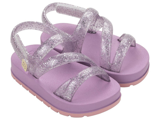 Image of Sandals. Product name - Glitter Baby Women's Ipanema PINK MULTI GRENDENE in Pink Multi colour by brand - IPANEMA