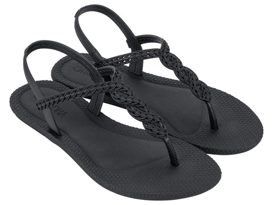 Image of Sandals. Product name - Elegant Sandal Women's Ipanema BLACK GRENDENE in Black colour by brand - IPANEMA