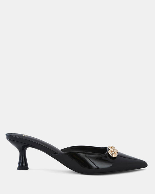 Image of Sandals. Product name - Zowen Women's Fast Fashion BLACK Novo Sandals in Black colour by brand - NOVO
