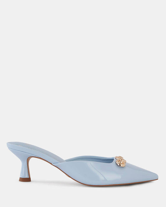 Image of Sandals. Product name - Zowen Women's Fast Fashion SOFT BLUE Novo Sandals in Soft Blue colour by brand - NOVO