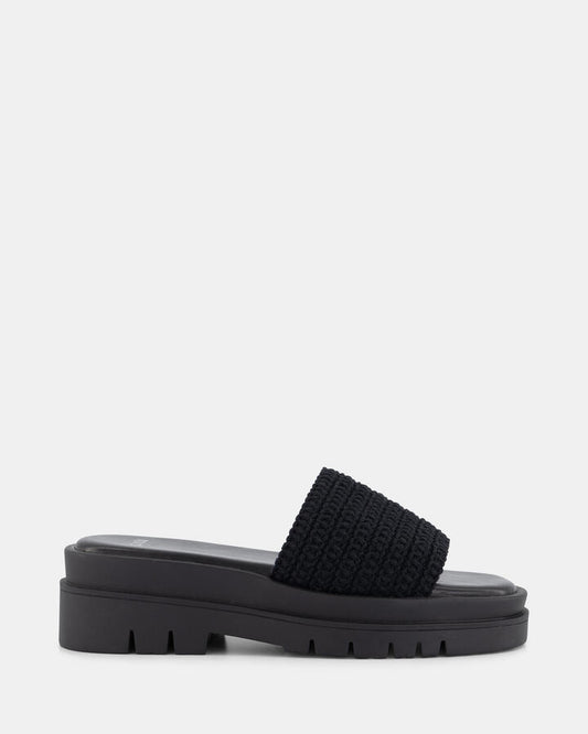 Image of Sandals. Product name - Scully Women's Thongs BLACK Novo Thongs in Black colour by brand - NOVO