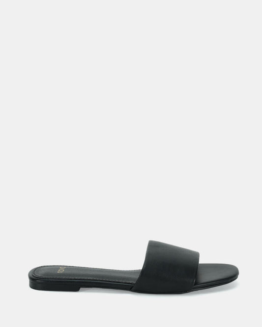 Image of Sandals. Product name - Sadella Women's Thongs BLACK Novo Thongs in Black colour by brand - NOVO