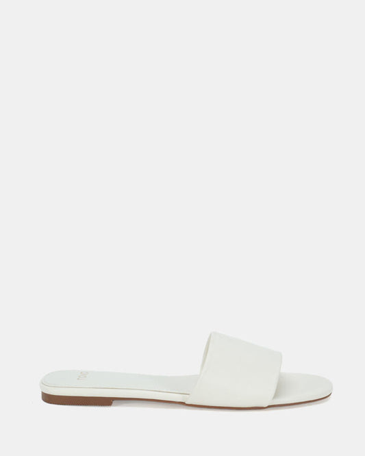 Image of Sandals. Product name - Sadella Women's Thongs WHITE Novo Thongs in White colour by brand - NOVO