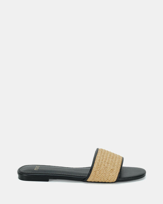 Image of Sandals. Product name - Sadella Women's Thongs RAFFIA Novo Thongs in Raffia colour by brand - NOVO
