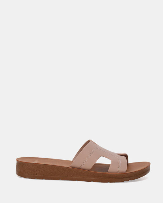 Image of Sandals. Product name - Ryleigh Women's Thongs NUDE Novo Thongs in Nude colour by brand - NOVO