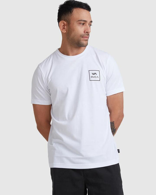 Image of T-Shirts. Productname: RVCA Mens Va All The Ways T-Shirt White - in White colour by brand - RVCA