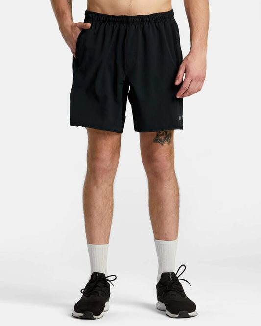 Image of Accessories. Productname: RVCA - Mens Yogger Stretch Walkshorts - Black - in Black colour by brand - RVCA