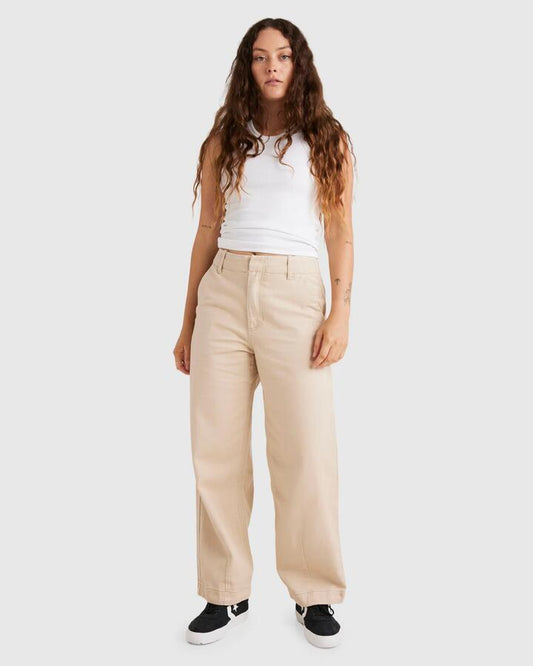Image of Shoes. Productname: Element - Womens Union Wide Pants - Oxford Tan - in Oxford Tan colour by brand - Element