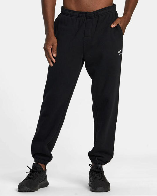 Image of Accessories. Productname: RVCA - Mens Va Essential Sweatpant - Black - in Black colour by brand - RVCA