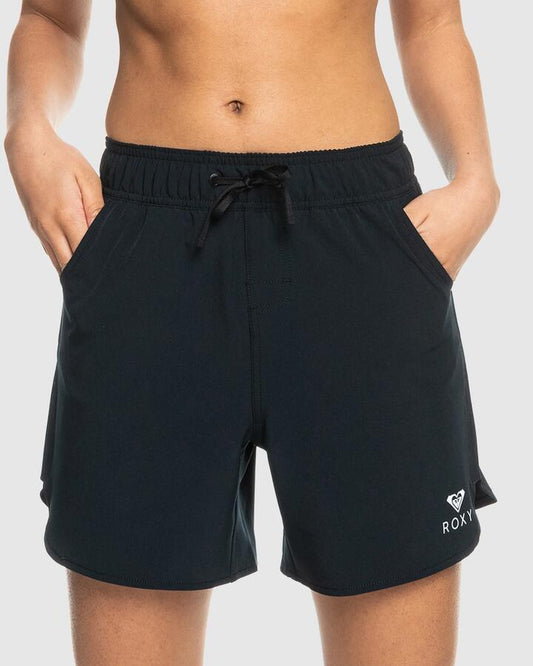 Image of Swimwear. Productname: Roxy - Womens Roxy Wave 5" Boardshorts - Anthracite - in Anthracite colour by brand - Roxy