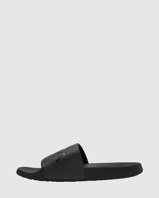 Image of Slippers. Product name - RVCA Mens Rvca Sport Slides Black in Black colour by brand - RVCA