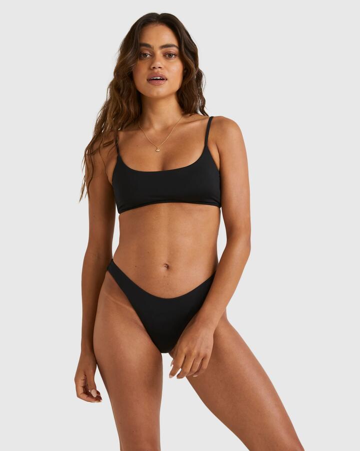 Image of Swimwear. Productname: Billabong - Womens Sol Searcher Hike Bikini Bottom - Black - in Black colour by brand - Billabong