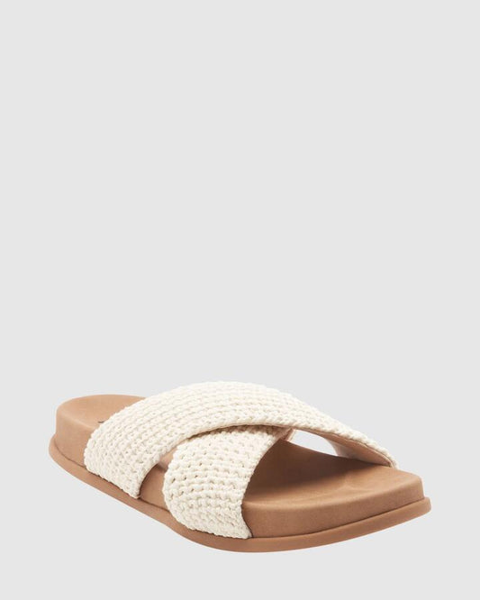 Image of Slippers. Productname: Roxy - Womens Syenna Slides - Cream - in Cream colour by brand - Roxy