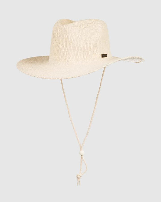 Image of Hats. Product name - Roxy Womens Sunny Kisses Sun Hat Natural in Natural colour by brand - Roxy