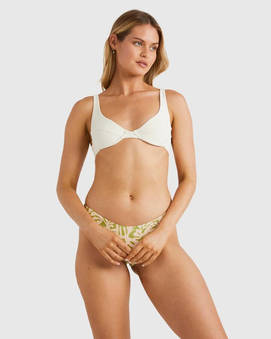 Image of Swimwear. Productname: Billabong - Womens Sunkissed Marina Bra Bikini Top - Salt Crystal - in Salt Crystal colour by brand - Billabong