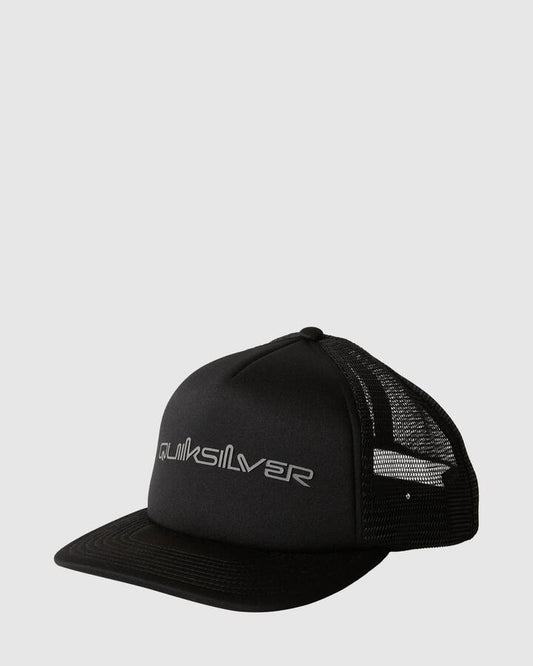 Image of Hats. Productname: Quiksilver Mens Omni Trucker Cap Black - in Black colour by brand - Quiksilver