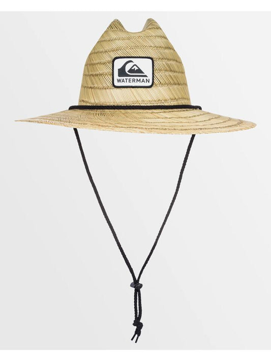 Image of Hats. Product name - Quiksilver Mens The Tier Straw Hat Natural in Natural colour by brand - Quiksilver