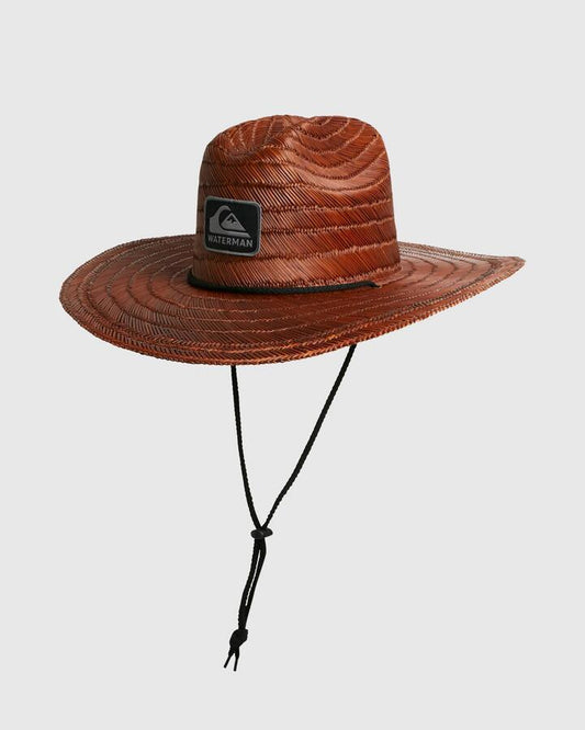 Image of Hats. Productname: Quiksilver - Mens The Tier Straw Hat - Dark Brown - in Dark Brown colour by brand - Quiksilver