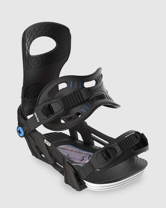 Image of Snowboards. Productname: Bent Metal Womens Metta Snowboard Bindings Black - in Black colour by brand - Bent Metal