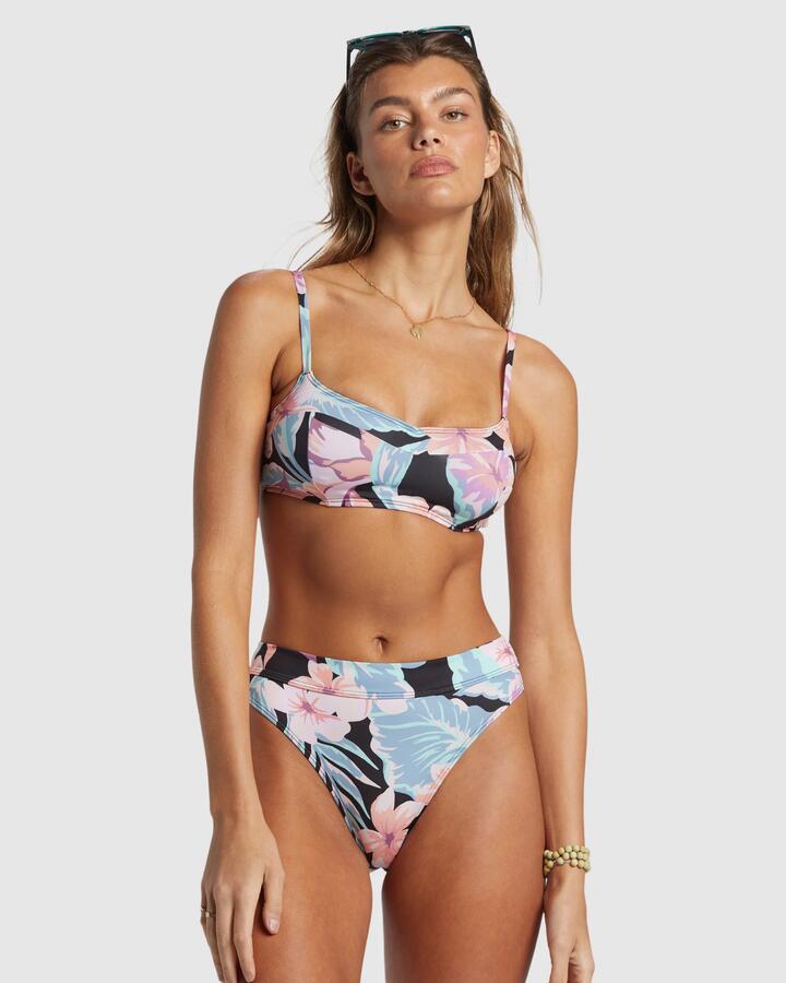 Image of Swimwear. Productname: Billabong - Womens Nights In Paradise Maui Rider Bikini Bottom - Multi - in Multi colour by brand - Billabong