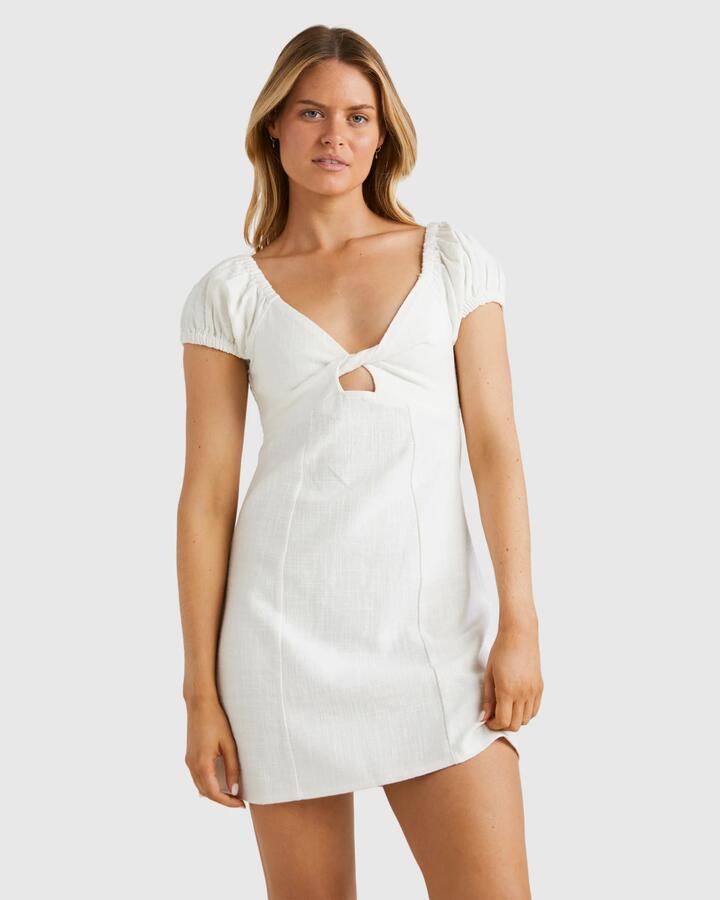 Image of Dresses. Productname: Billabong - Womens La Solar Mini Dress - Salt Crystal - in Salt Crystal colour by brand - Billabong