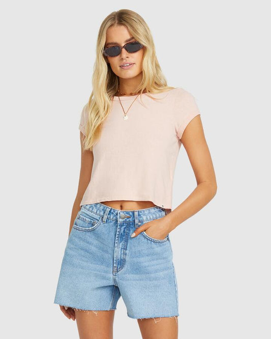 Image of Accessories. Productname: Billabong - Womens Riley Walkshorts - Faded Indigo Fray - in Faded Indigo Fray colour by brand - Billabong