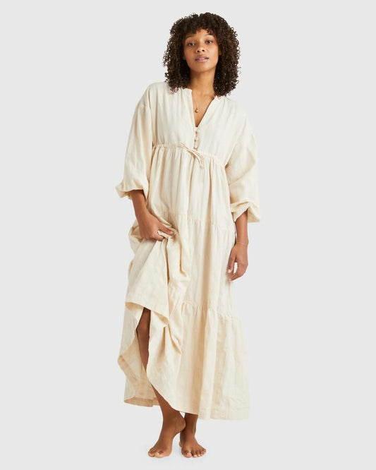 Image of Dresses. Productname: Billabong - Womens Light Beam Maxi Dress - White Cap - in White Cap colour by brand - Billabong