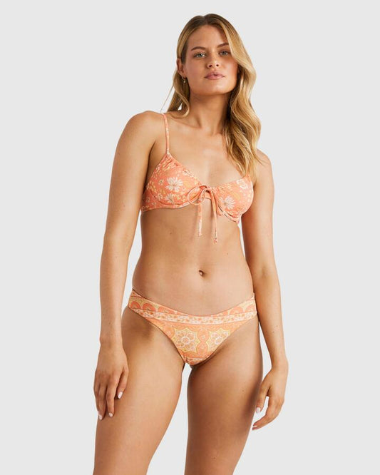 Image of Swimwear. Productname: Billabong - Womens In Dream Space Bondi Bikini Bottom - Sweet Papaya - in Sweet Papaya colour by brand - Billabong