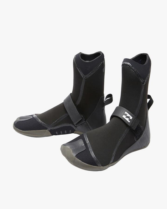 Image of Boots. Productname: Billabong - Mens 3Mm Furnace Hidden Split Wetsuit Boots - Black - in Black colour by brand - Billabong
