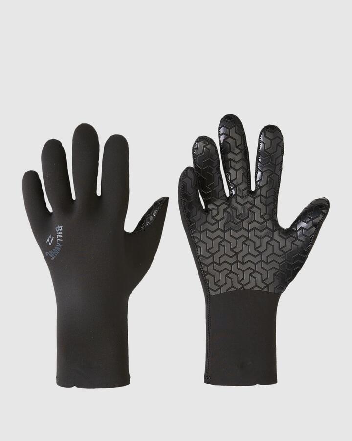 Image of Wetsuits. Product name - Billabong Mens 2Mm Absolute Wetsuit Gloves Black in Black colour by brand - Billabong