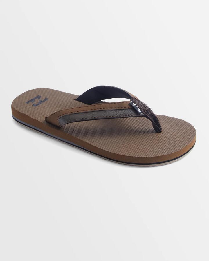 Image of Sandals. Product name - Billabong Boys 8-16 All Day Impact Sandals Camel in Camel colour by brand - Billabong