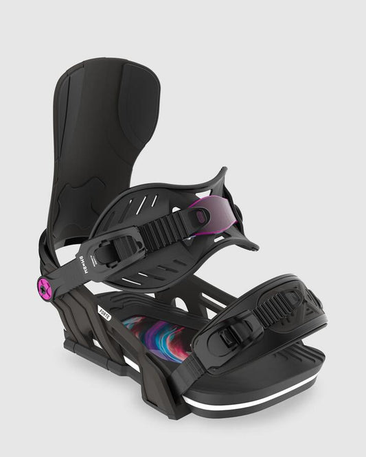 Image of Snowboards. Productname: Bent Metal - Womens Forte Snowboard Bindings - Black - in Black colour by brand - Bent Metal