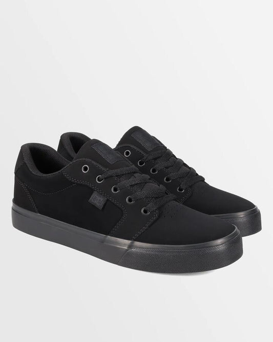 Image of Shoes. Productname: DC Shoes - Mens Anvil Skate Shoes - Black/Black - in Black/Black colour by brand - DC Shoes