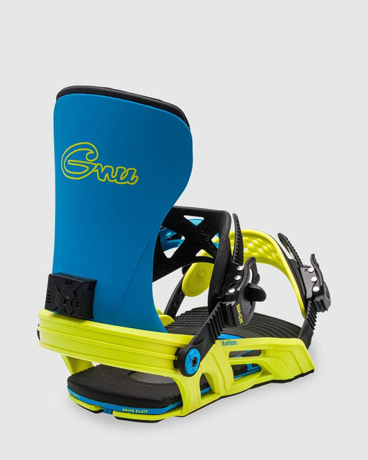 Image of Snowboards. Productname: Bent Metal - Mens Axtion Snowboard Bindings - Blue/Green - in Blue/Green colour by brand - Bent Metal